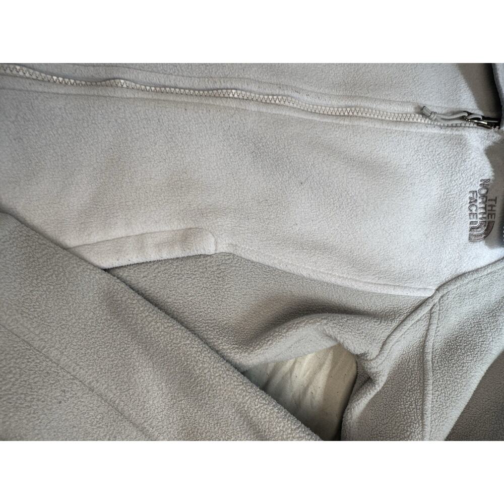 The North Face Fleece Jacket Full Zip Gray Women XS Lightweight Cozy - Picture 8 of 15